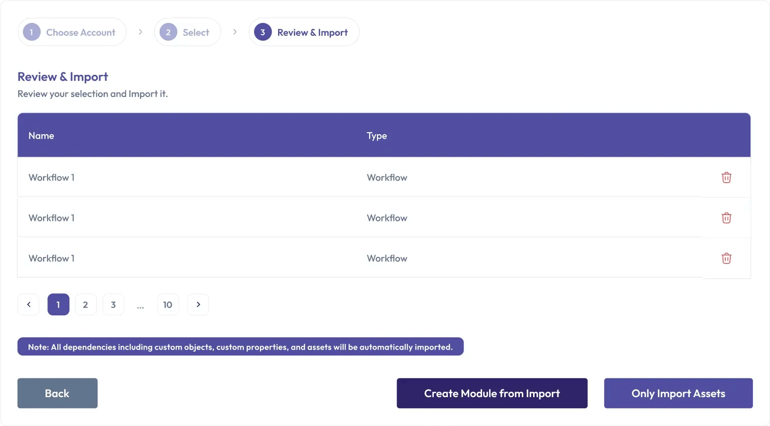 Workflows