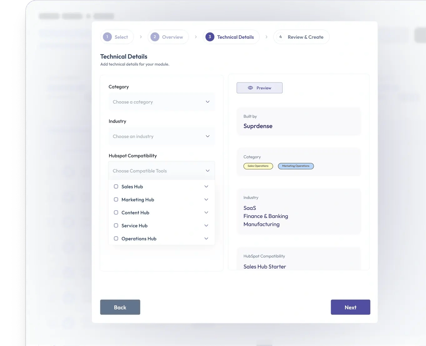Create Modules